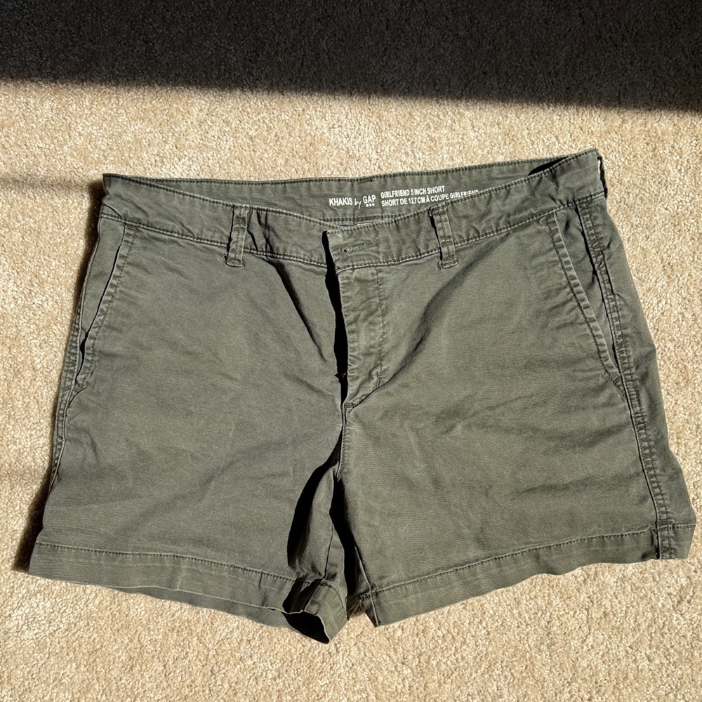 GAP Women's Army Green Cargo Shorts